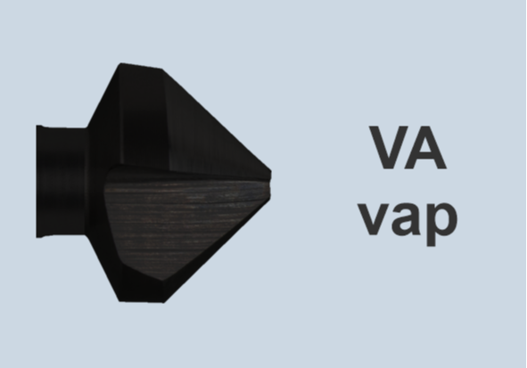 DAPPRICH Kegelsenker HSSECo5 vap DIN 335C vap für VA mit ZylinderschaftMK-Schaft
